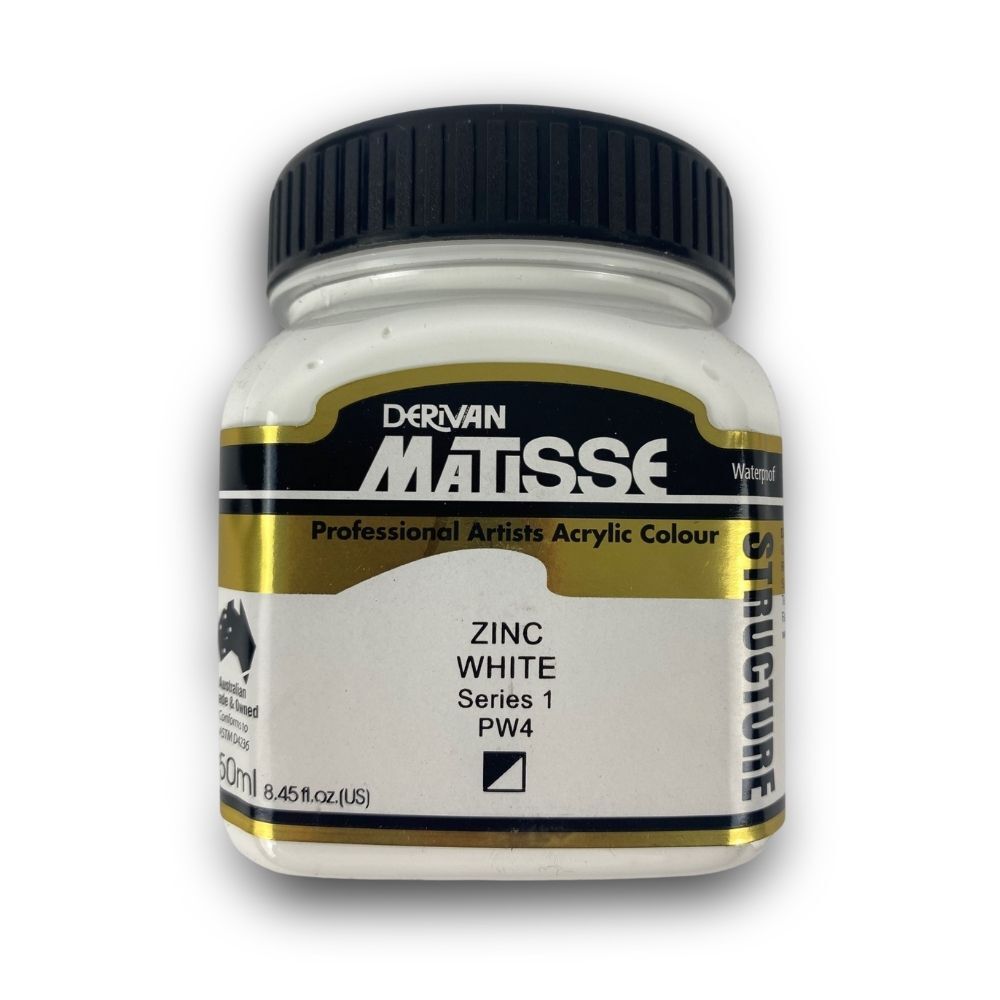 Matisse Structure 250ml Series 1 Zinc White - theartshop.com.au