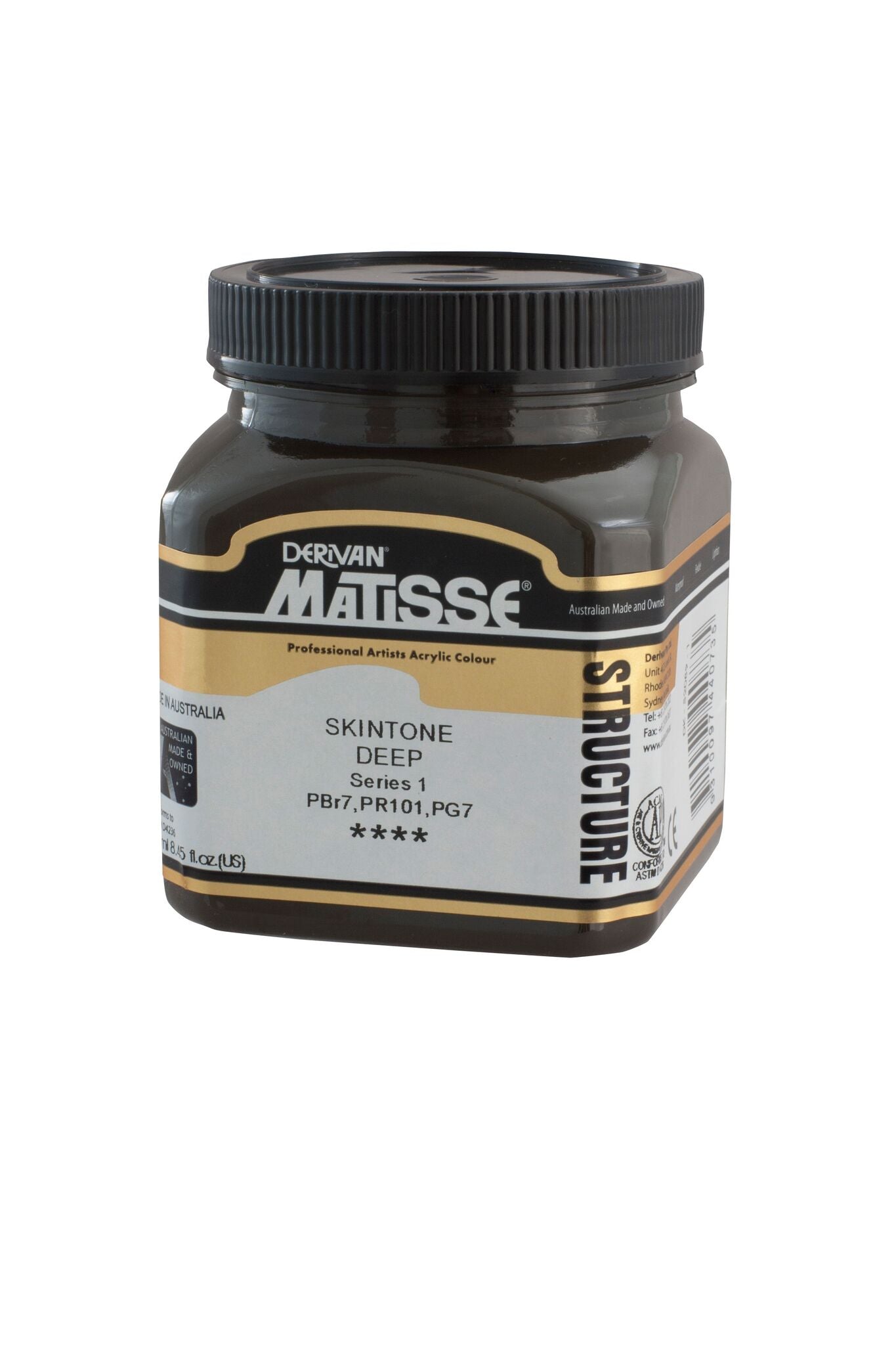 Matisse Structure 250ml Skin Tone Deep - theartshop.com.au