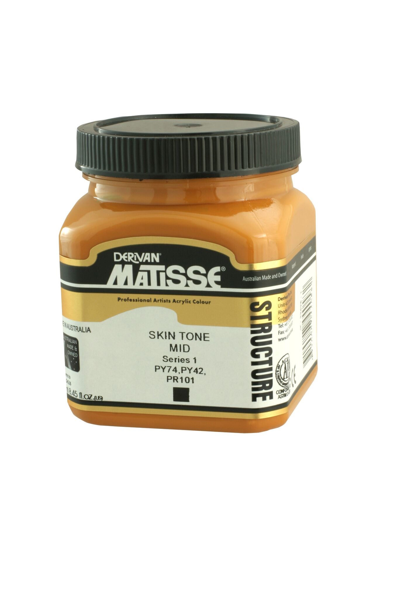 Matisse Structure 250ml Skin Tone Mid - theartshop.com.au