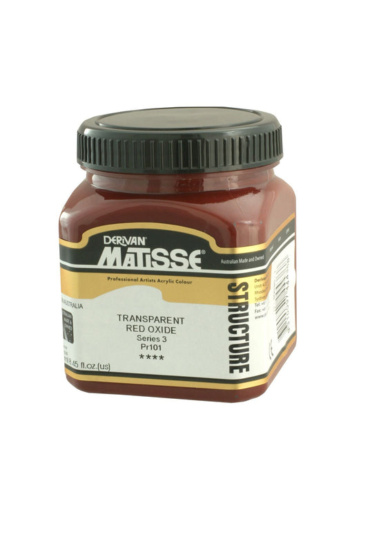 Matisse Structure 250ml Transparent Red Oxide - theartshop.com.au