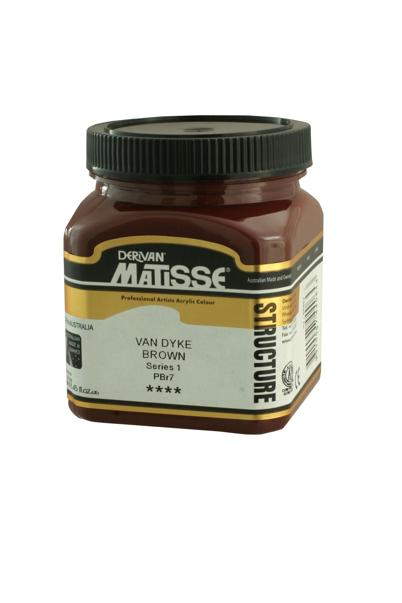 Matisse Structure 250ml Van Dyke Brown - theartshop.com.au