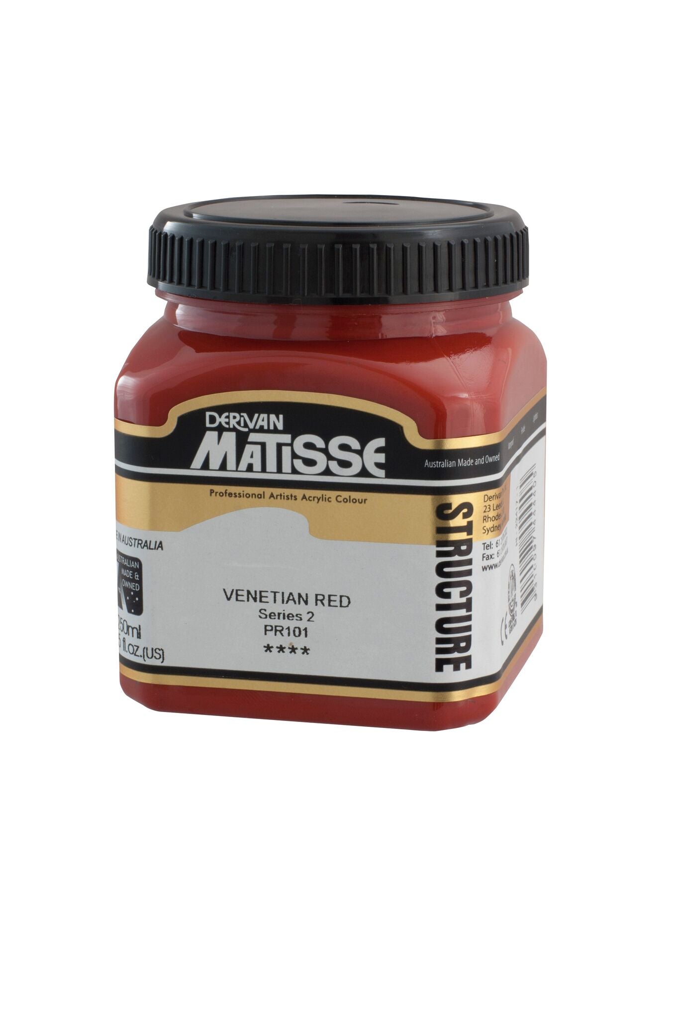 Matisse Structure 250ml Venetian Red - theartshop.com.au