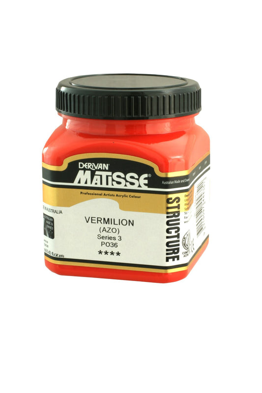 Matisse Structure 250ml Vermilion - theartshop.com.au