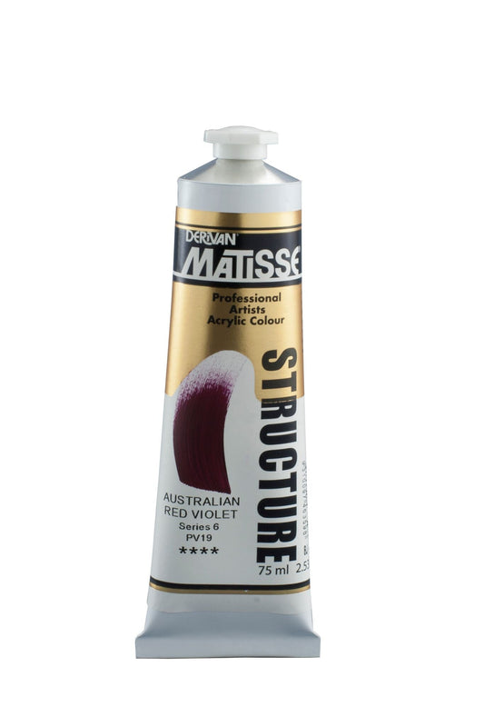 Matisse Structure 75ml Australian Red Violet - theartshop.com.au