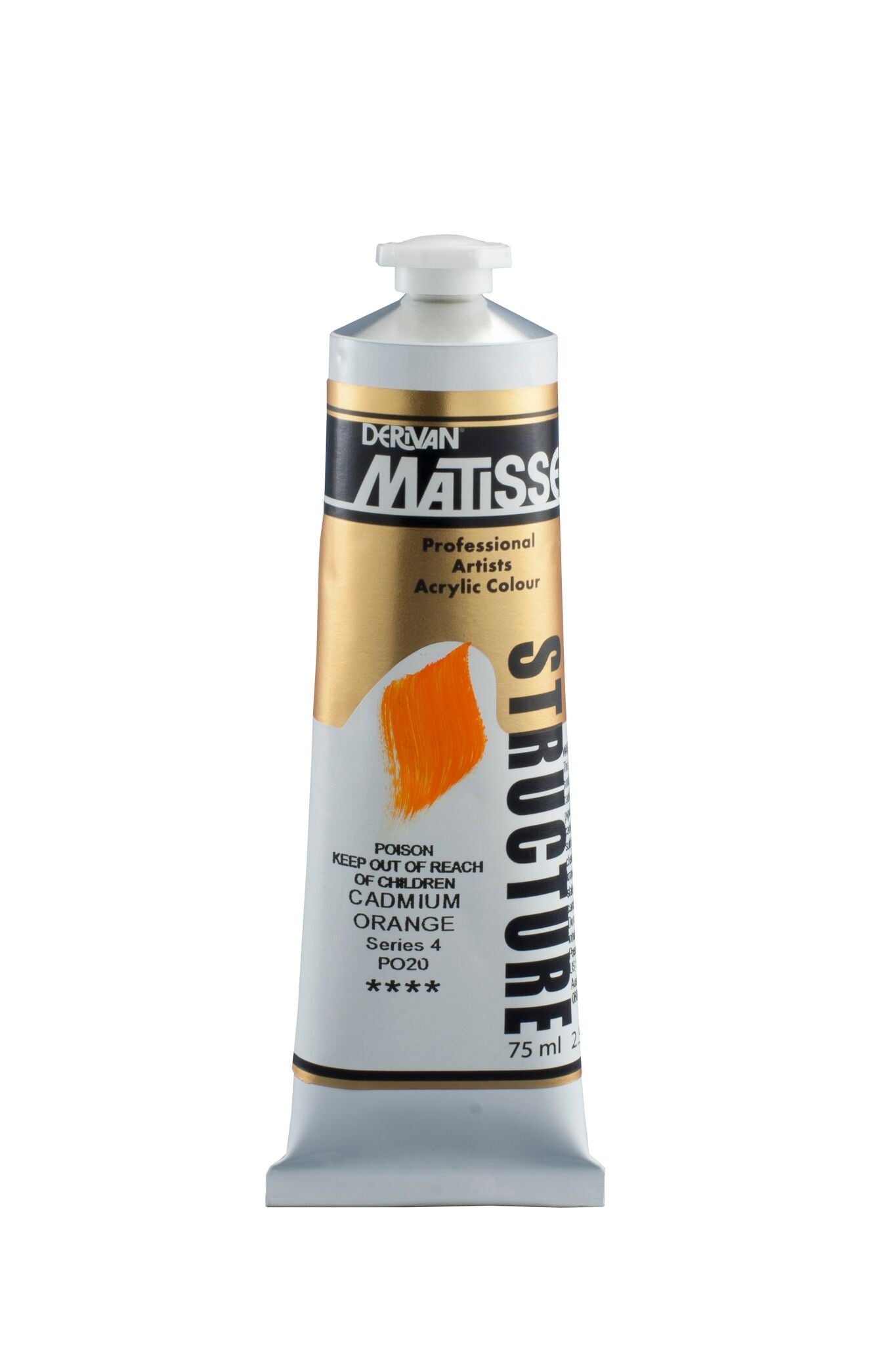 Matisse Structure 75ml Cadmium Orange - theartshop.com.au