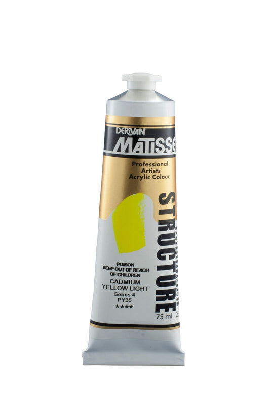 Matisse Structure 75ml Cadmium Yellow Light - theartshop.com.au