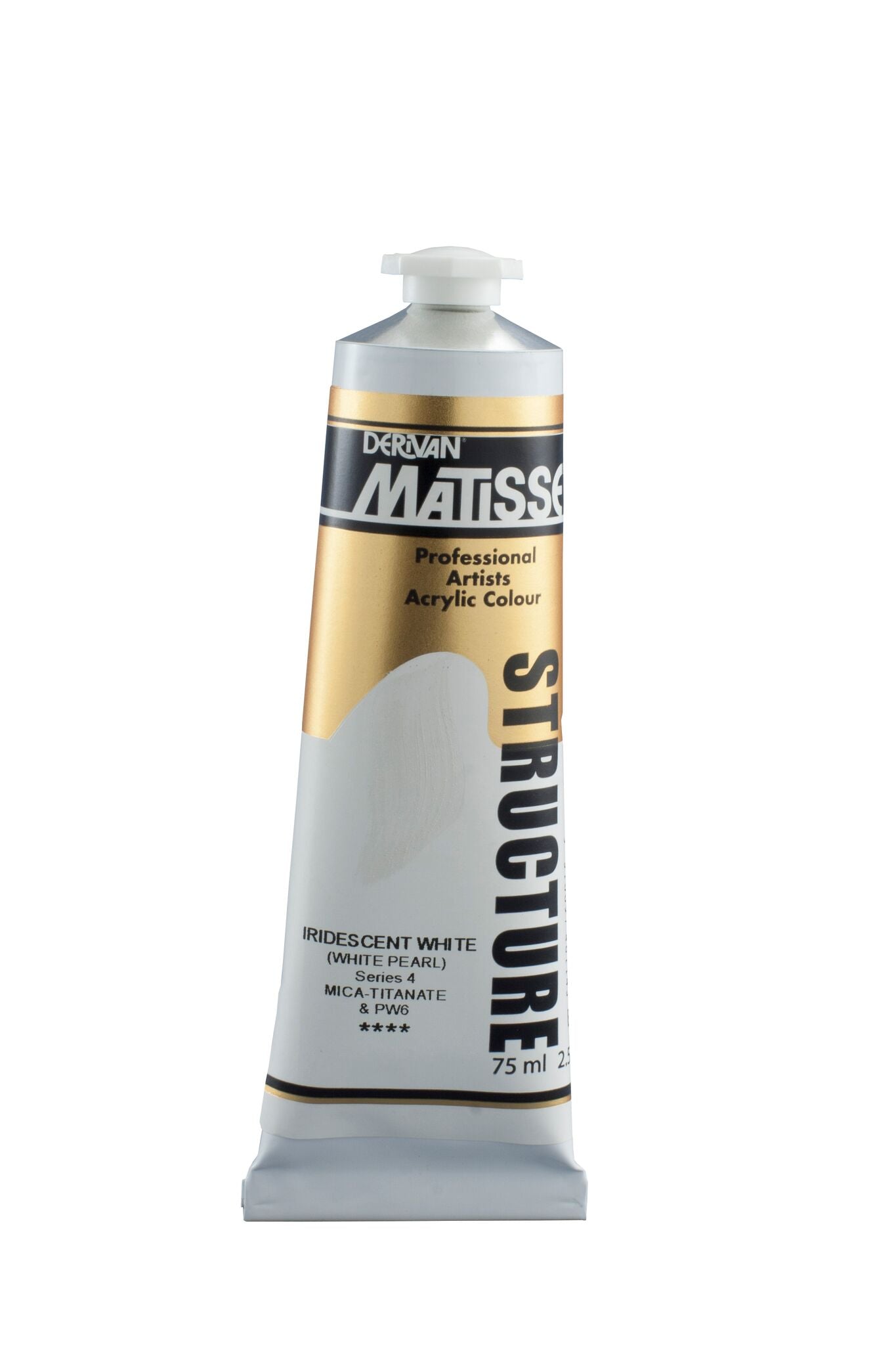 Matisse Structure 75ml Iridescent White - theartshop.com.au