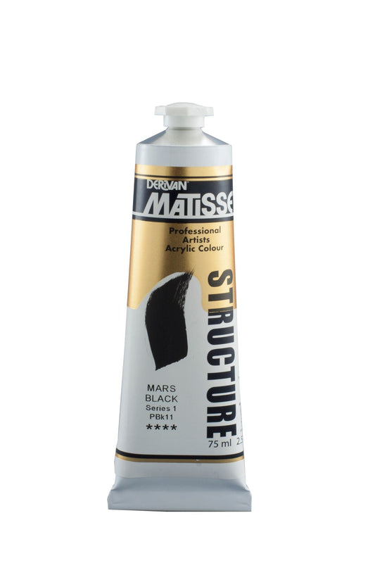 Matisse Structure 75ml Mars Black - theartshop.com.au