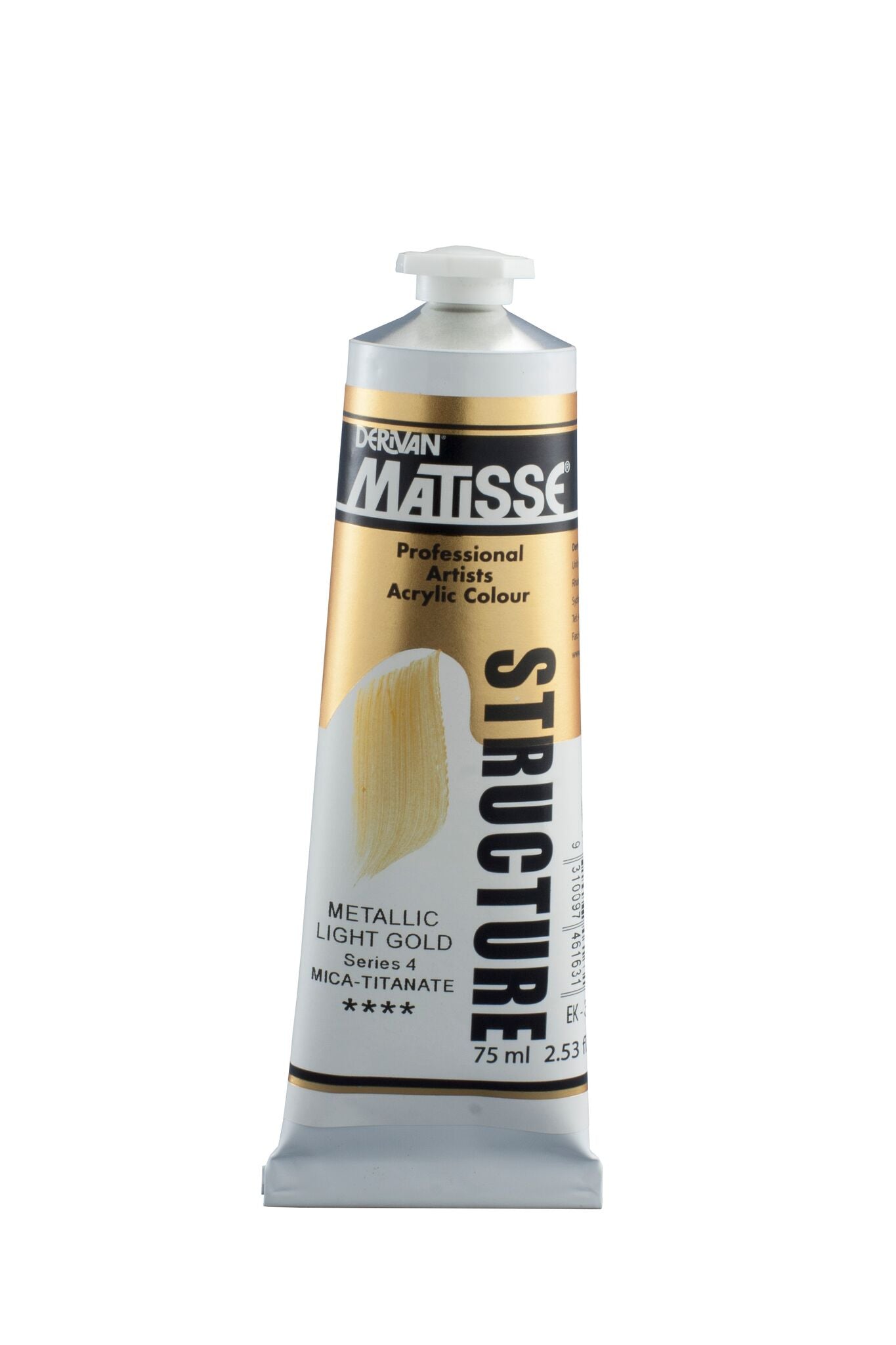 Matisse Structure 75ml Metallic Light Gold - theartshop.com.au