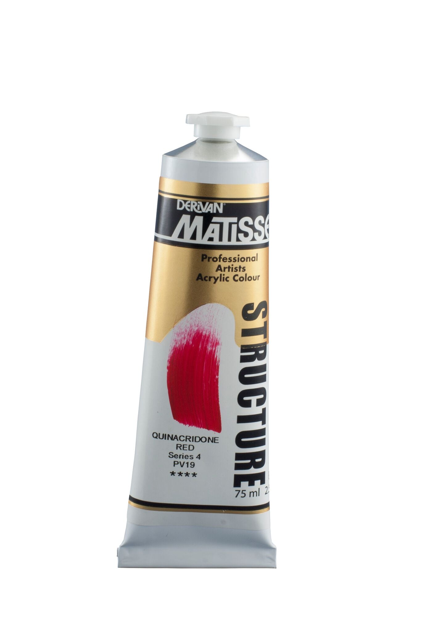 Matisse Structure 75ml Quinacridone Red - theartshop.com.au