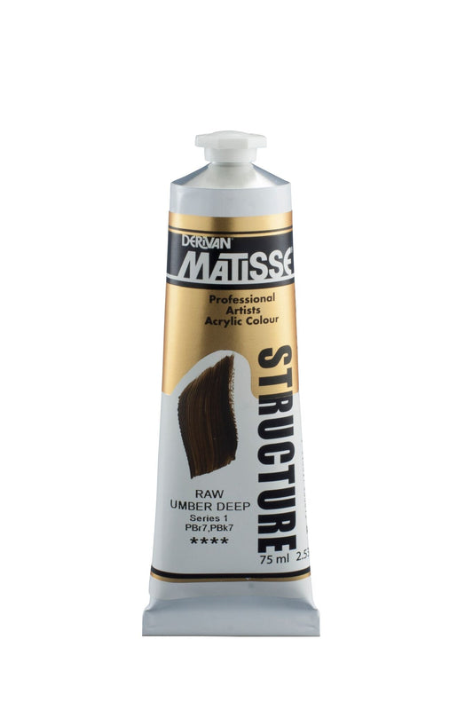 Matisse Structure 75ml Raw Umber Deep - theartshop.com.au