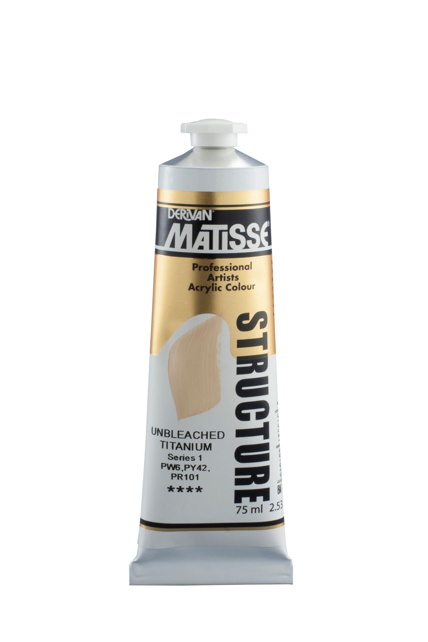 Matisse Structure 75ml Unbleached Titanium - theartshop.com.au