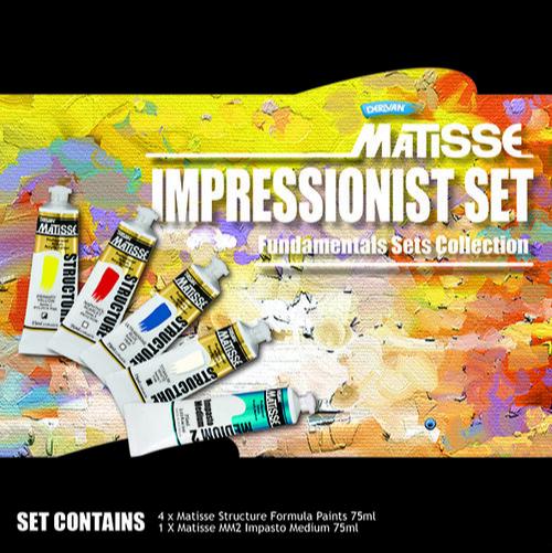 Matisse Structure Impressionist Set 5 x 75ml - theartshop.com.au