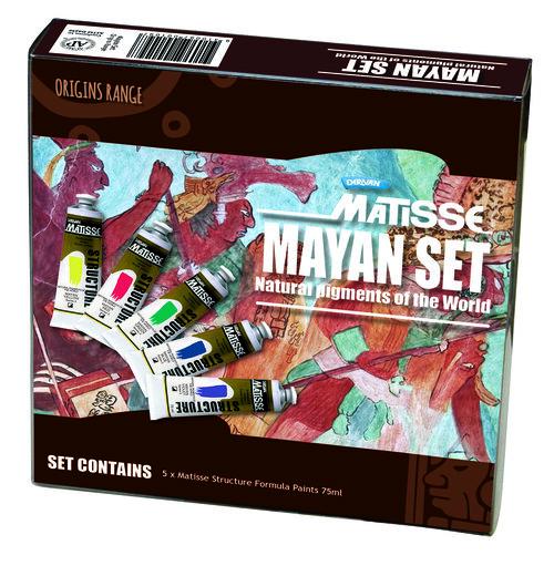 Matisse Structure Mayan Origins Set 5 x 75ml - theartshop.com.au