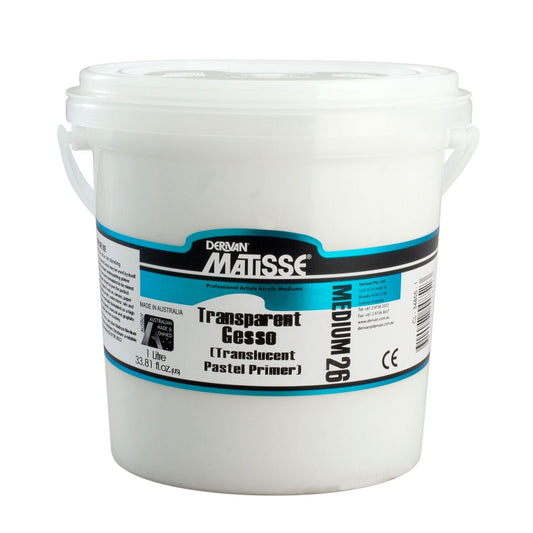 Matisse Transparent Gesso - Pastel Primer 1 Litre - theartshop.com.au