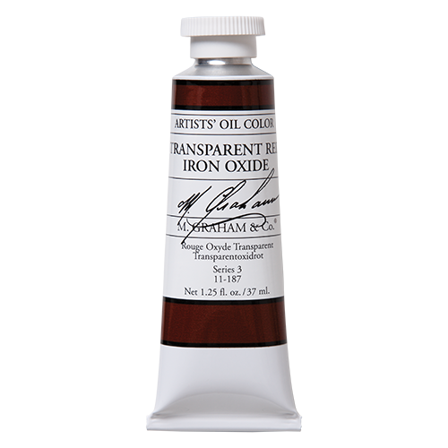 M Graham Oil 37ml Transparent Red Iron Oxide