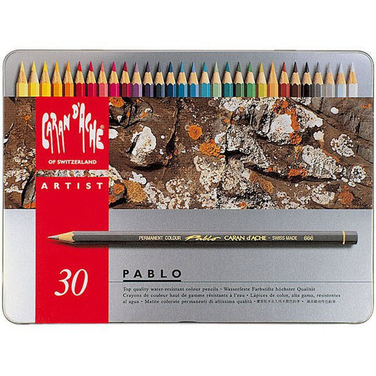 Pablo Pencils Tin 30 Assorted Colours - theartshop.com.au