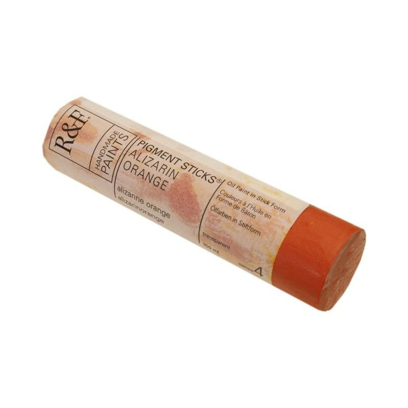 R&F Pigment Stick 100ml Alizarin Orange - theartshop.com.au