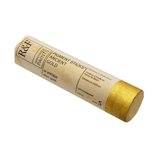 R&F Pigment Stick 100ml Ancient Gold - theartshop.com.au