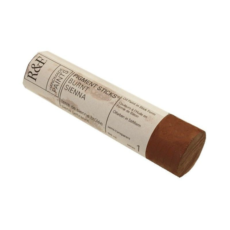 R&F Pigment Stick 100ml Burnt Sienna - theartshop.com.au