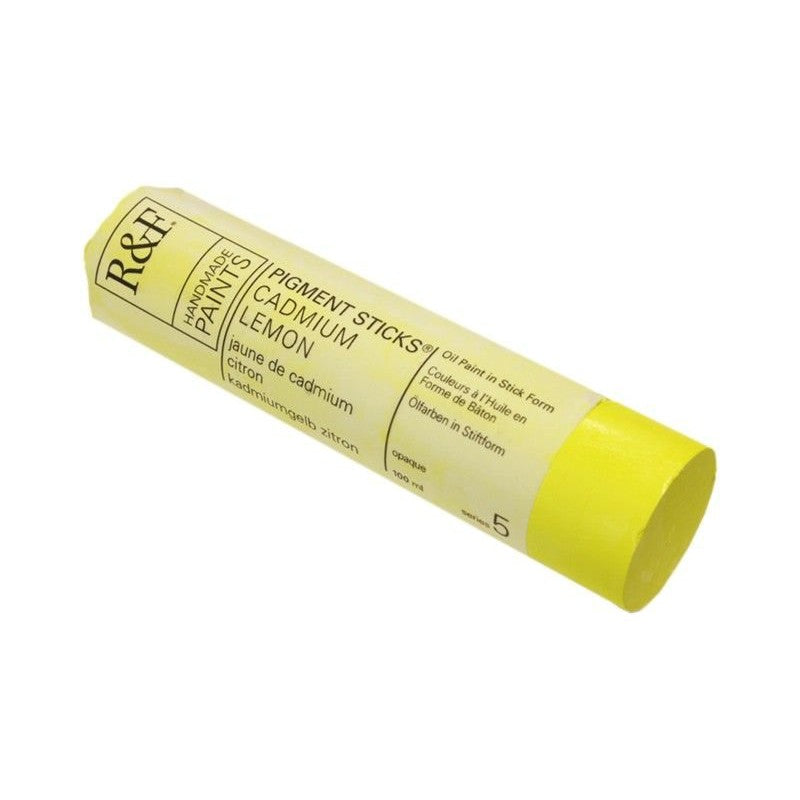 R&F Pigment Stick 100ml Cadmium Lemon - theartshop.com.au