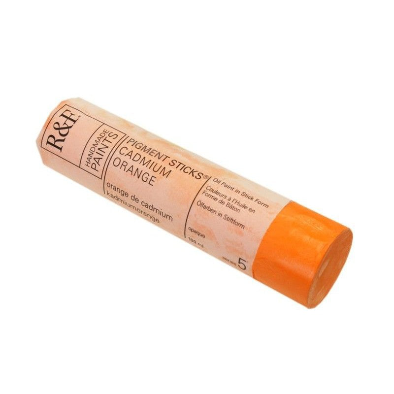 R&F Pigment Stick 100ml Cadmium Orange - theartshop.com.au