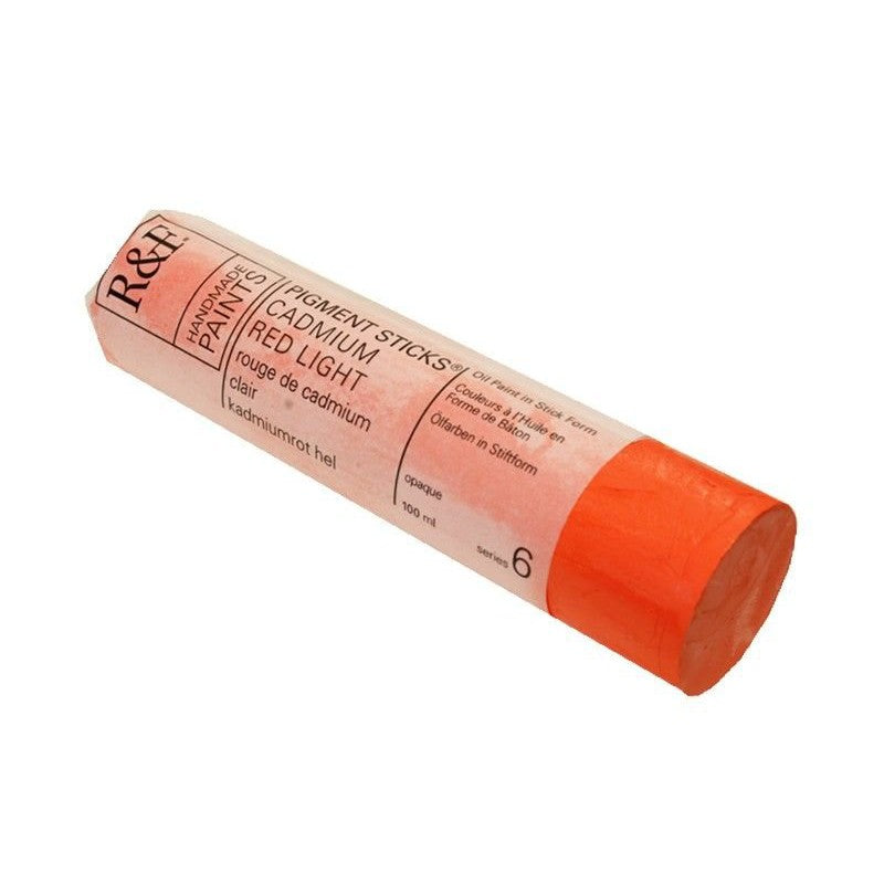 R&F Pigment Stick 100ml Cadmium Red Light - theartshop.com.au