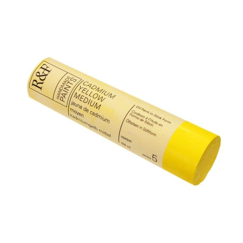 R&F Pigment Stick 100ml Cadmium Yellow Medium - theartshop.com.au