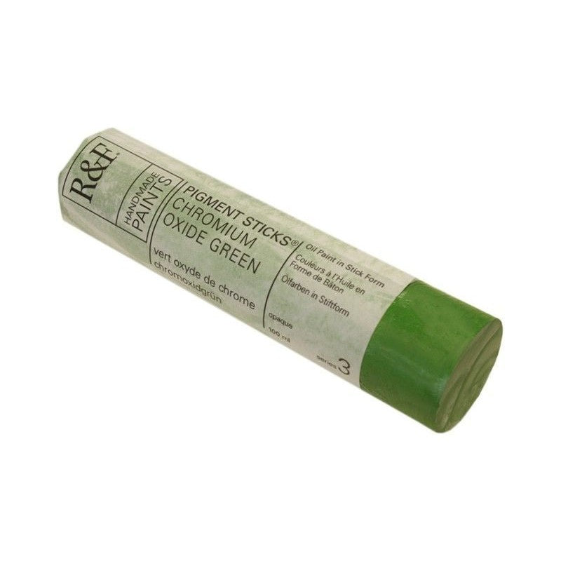 R&F Pigment Stick 100ml Chromium Oxide Green - theartshop.com.au