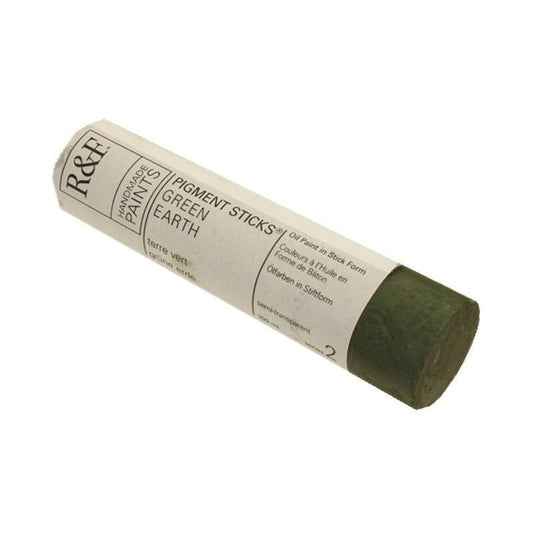 R&F Pigment Stick 100ml Green Earth - theartshop.com.au