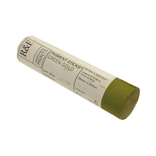 R&F Pigment Stick 100ml Green Gold - theartshop.com.au