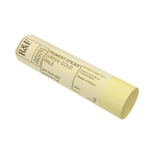 R&F Pigment Stick 100ml Green Gold Pale - theartshop.com.au