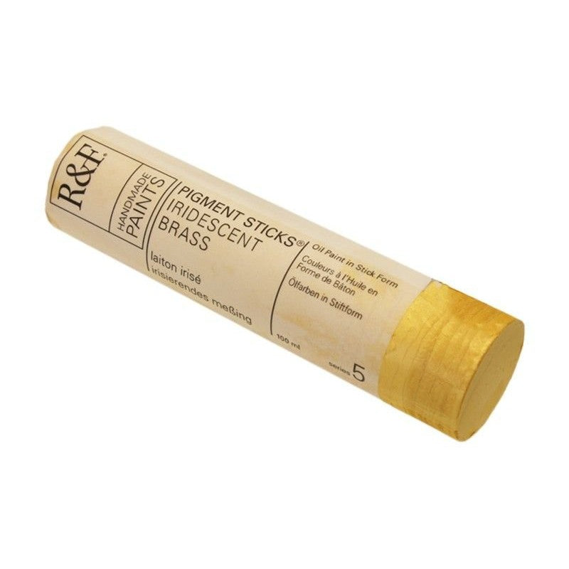 R&F Pigment Stick 100ml Iridescent Brass - theartshop.com.au