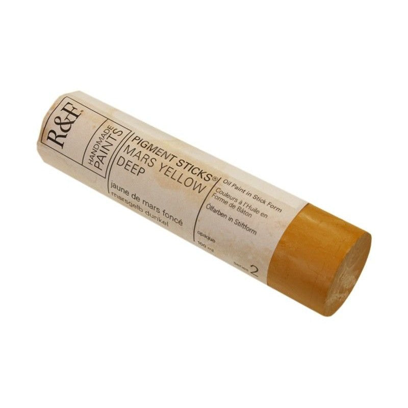 R&F Pigment Stick 100ml Mars Yellow Deep - theartshop.com.au