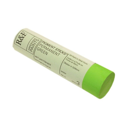 R&F Pigment Stick 100ml Permanent Green - theartshop.com.au