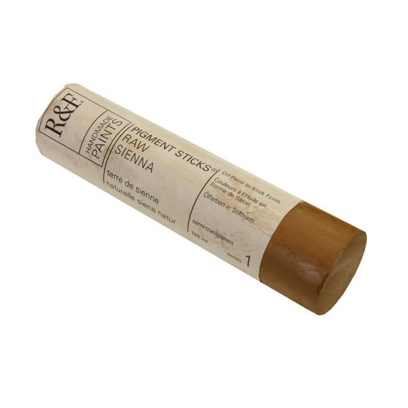 R&F Pigment Stick 100ml Raw Sienna - theartshop.com.au