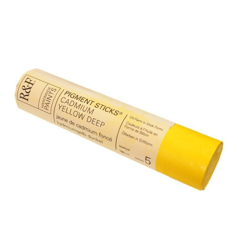 R&F Pigment Stick 188ml Cadmium Yellow Deep - theartshop.com.au