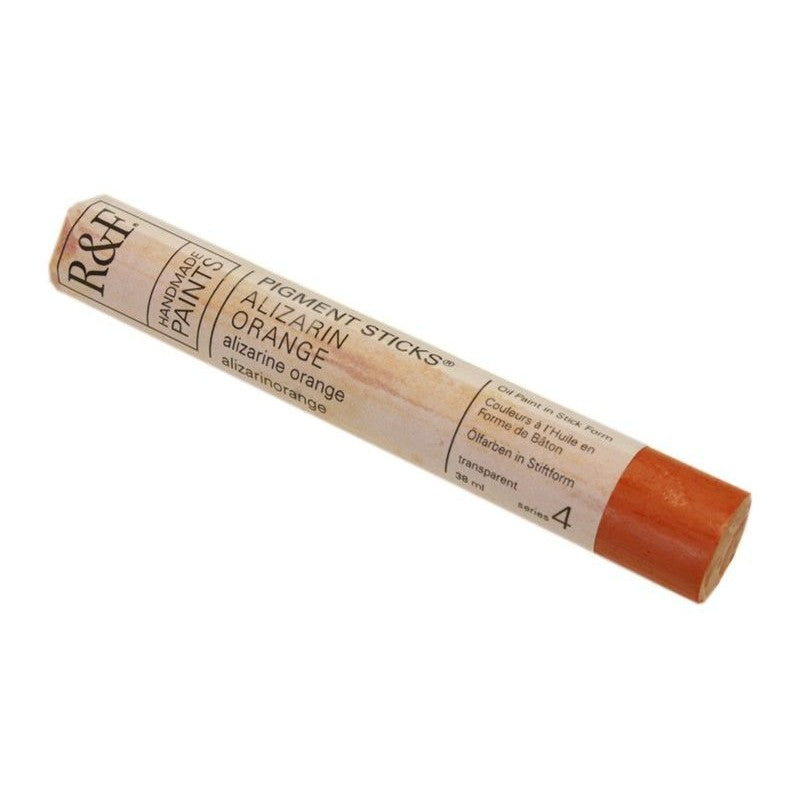 R&F Pigment Stick 38ml Alizarin Orange - theartshop.com.au