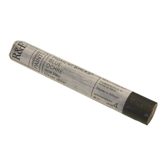 R&F Pigment Stick 38ml Blue Ochre - theartshop.com.au