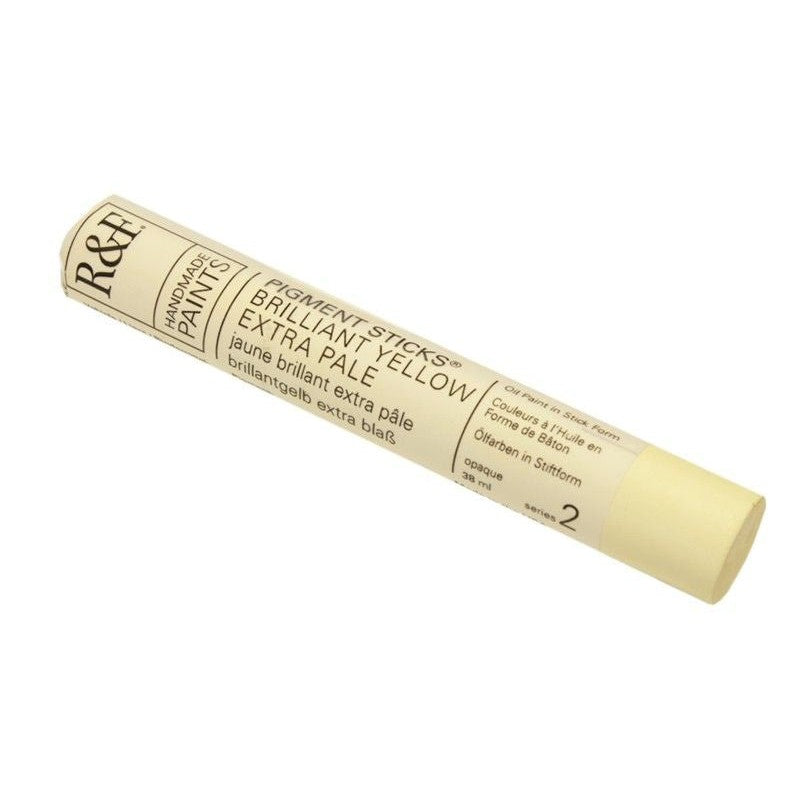 R&F Pigment Stick 38ml Brilliant Yellow Extra Pale - theartshop.com.au