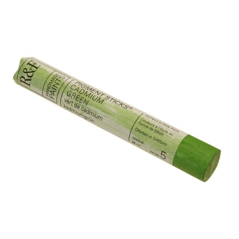 R&F Pigment Stick 38ml Cadmium Green - theartshop.com.au