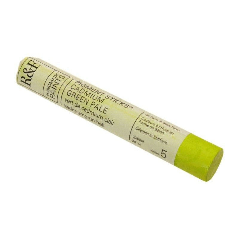 R&F Pigment Stick 38ml Cadmium Green Pale - theartshop.com.au