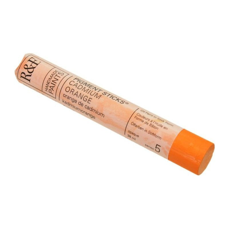 R&F Pigment Stick 38ml Cadmium Orange - theartshop.com.au