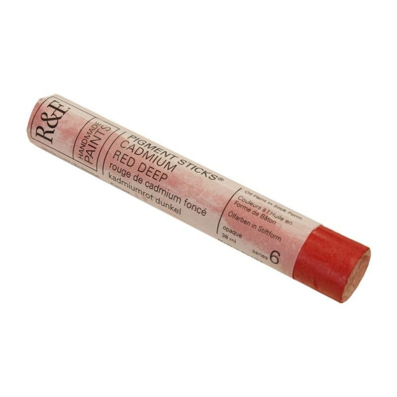 R&F Pigment Stick 38ml Cadmium Red Deep - theartshop.com.au