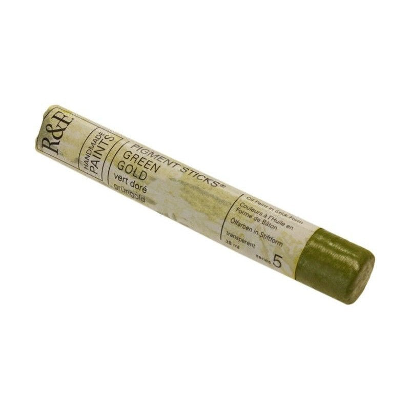 R&F Pigment Stick 38ml Green Gold - theartshop.com.au