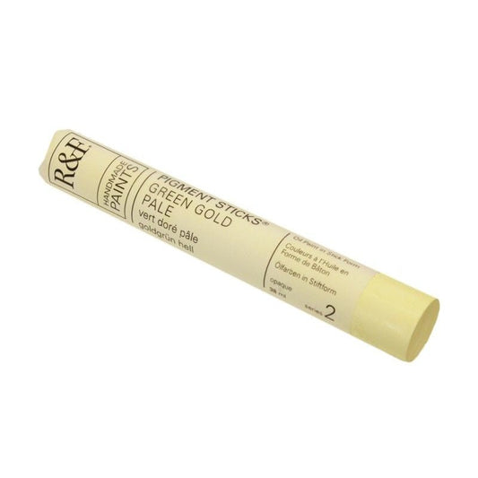 R&F Pigment Stick 38ml Green Gold Pale - theartshop.com.au