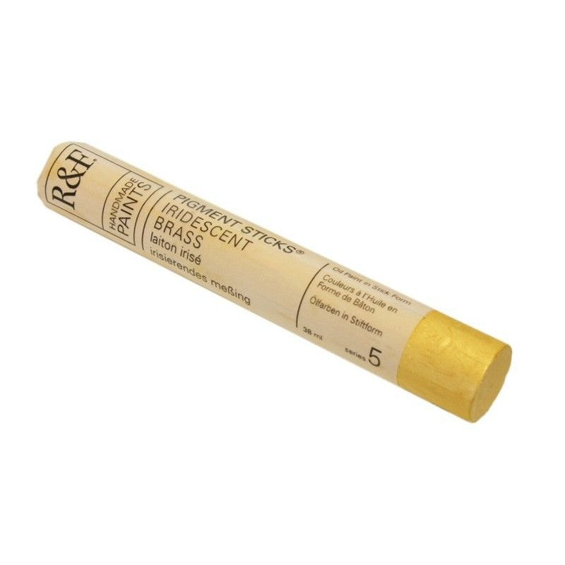 R&F Pigment Stick 38ml Iridescent Brass - theartshop.com.au