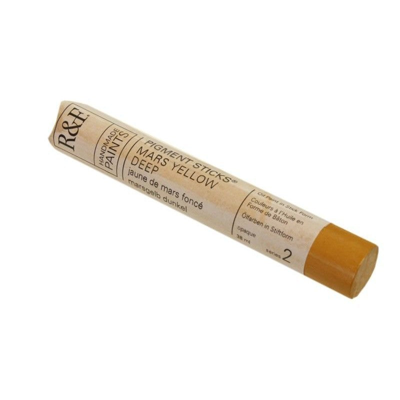 R&F Pigment Stick 38ml Mars Yellow Deep - theartshop.com.au