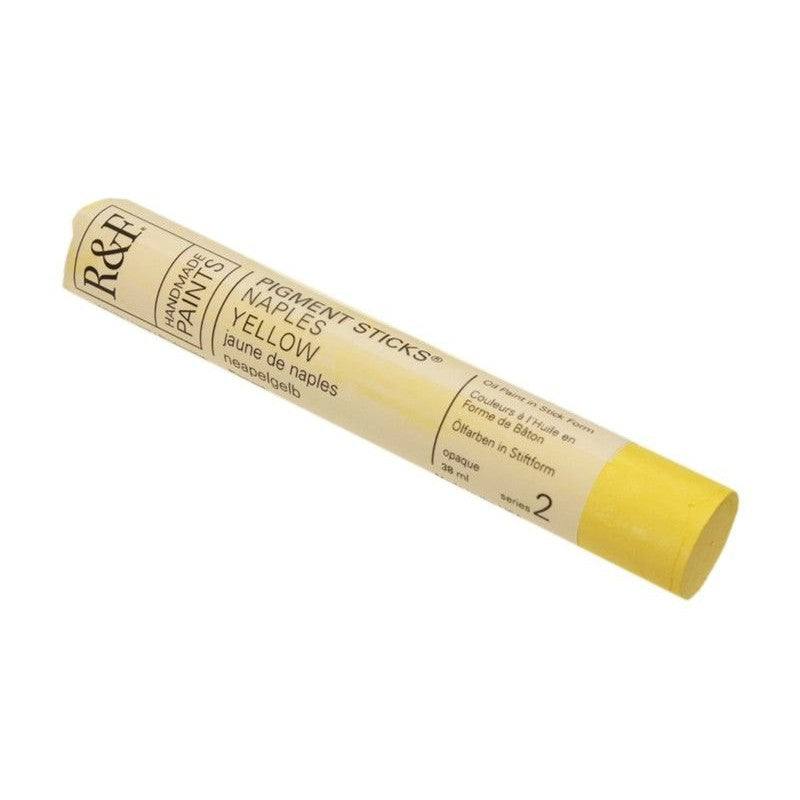 R&F Pigment Stick 38ml Naples Yellow - theartshop.com.au