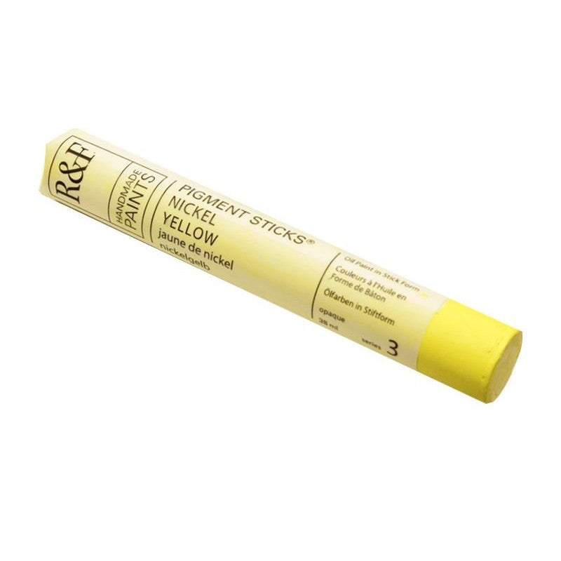 R&F Pigment Stick 38ml Nickel Yellow - theartshop.com.au